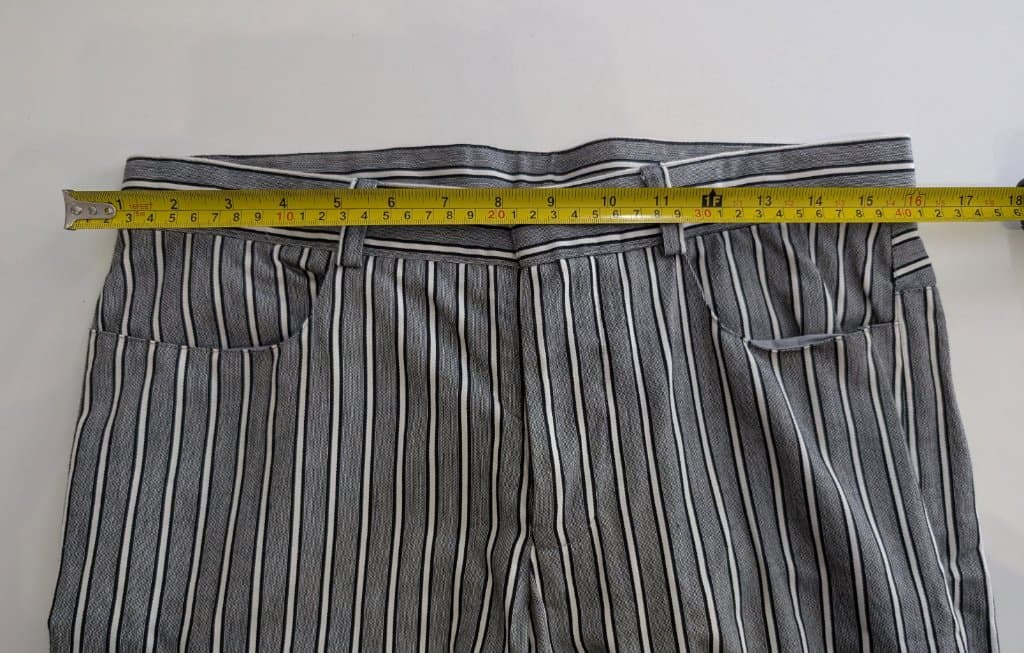 Todd Lynn Harper Trousers - Grey & White Pinstripe Cotton Size 29 — photo 9 of 9