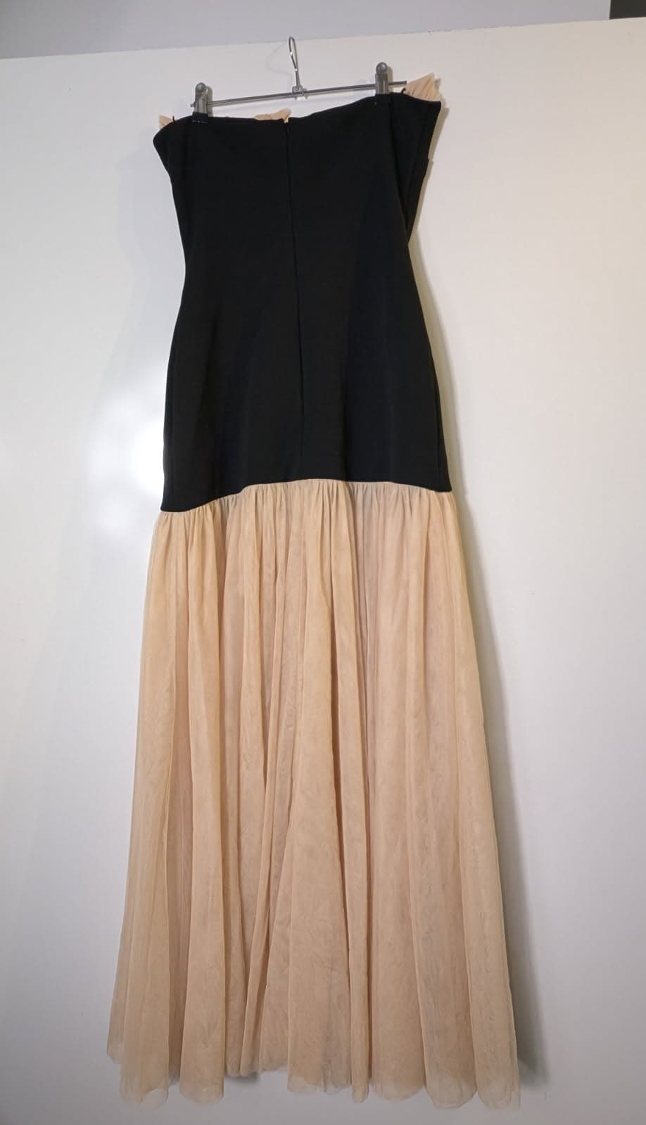 Tojhà Event Strapless Maxi Dress Black and Nude AUS 12 — photo 3 of 5