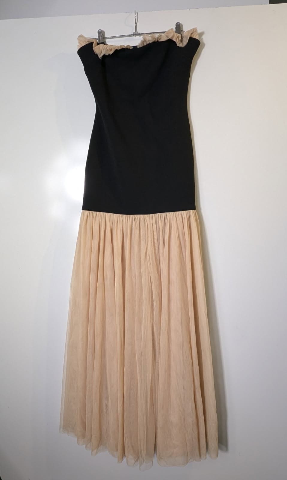 Tojhà Event Strapless Maxi Dress Black and Nude AUS 12 — photo 5 of 5