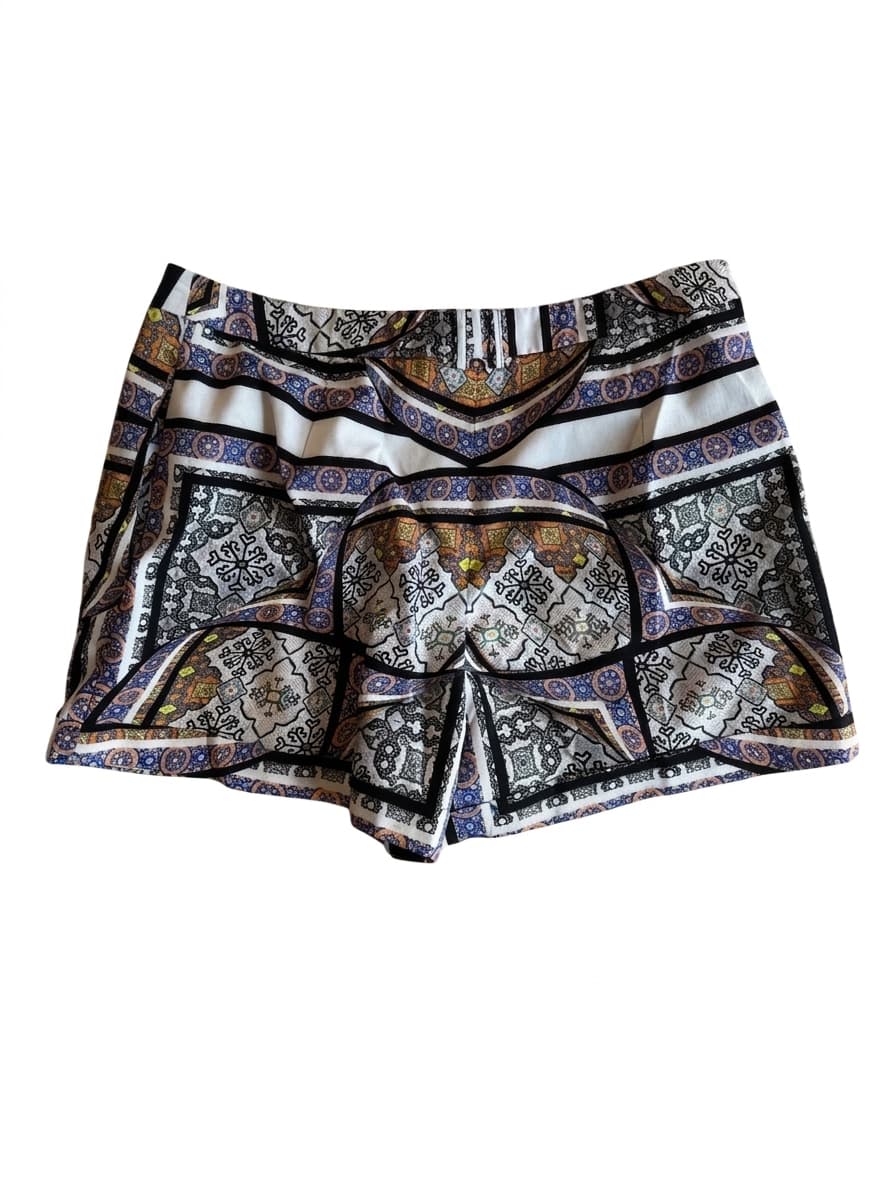 Topshop Geometric Patterned Shorts — photo 1 of 5