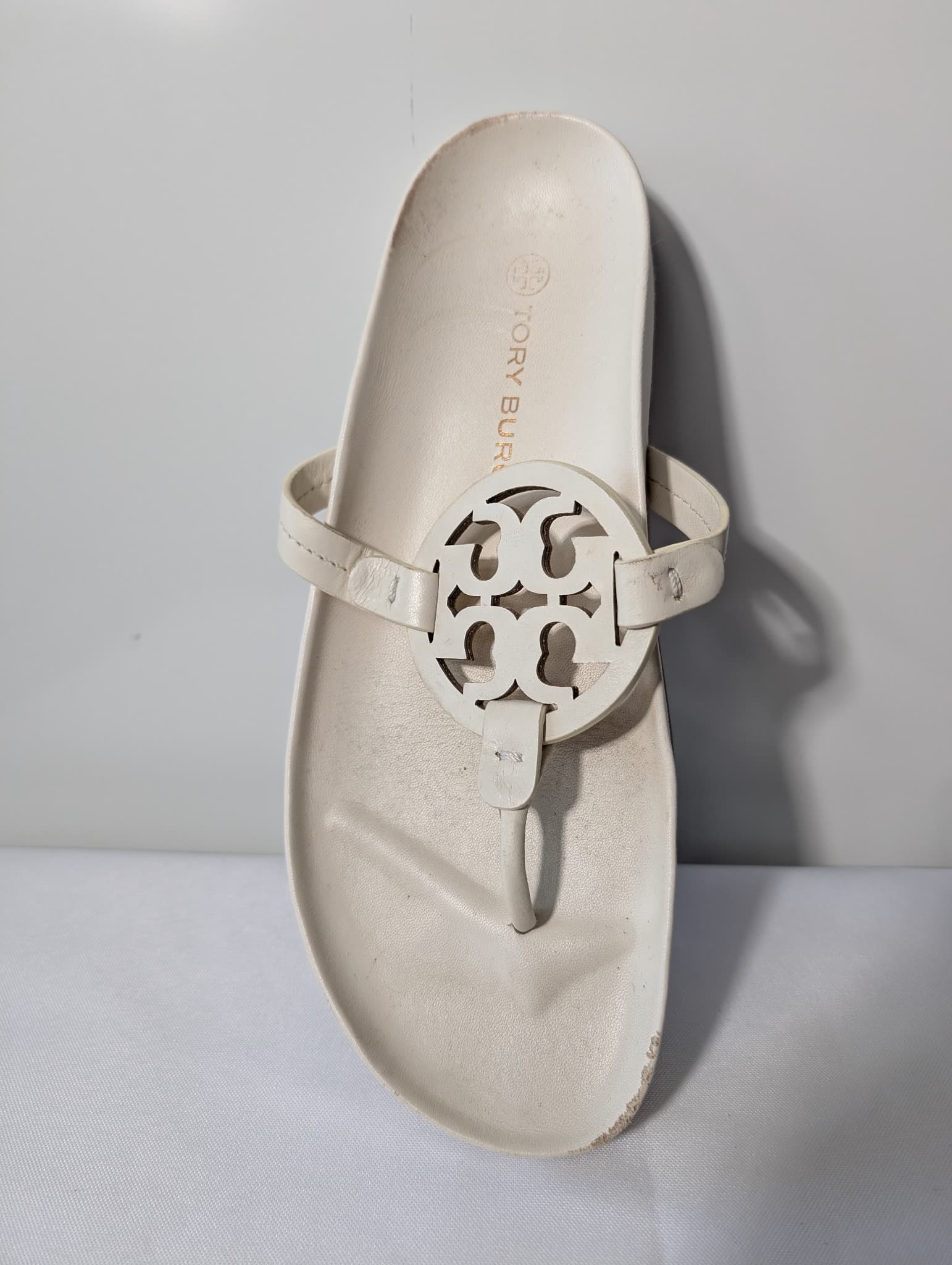 Tory Burch Miller Cloud Sandals Cream Women's US 10 — photo 2 of 8