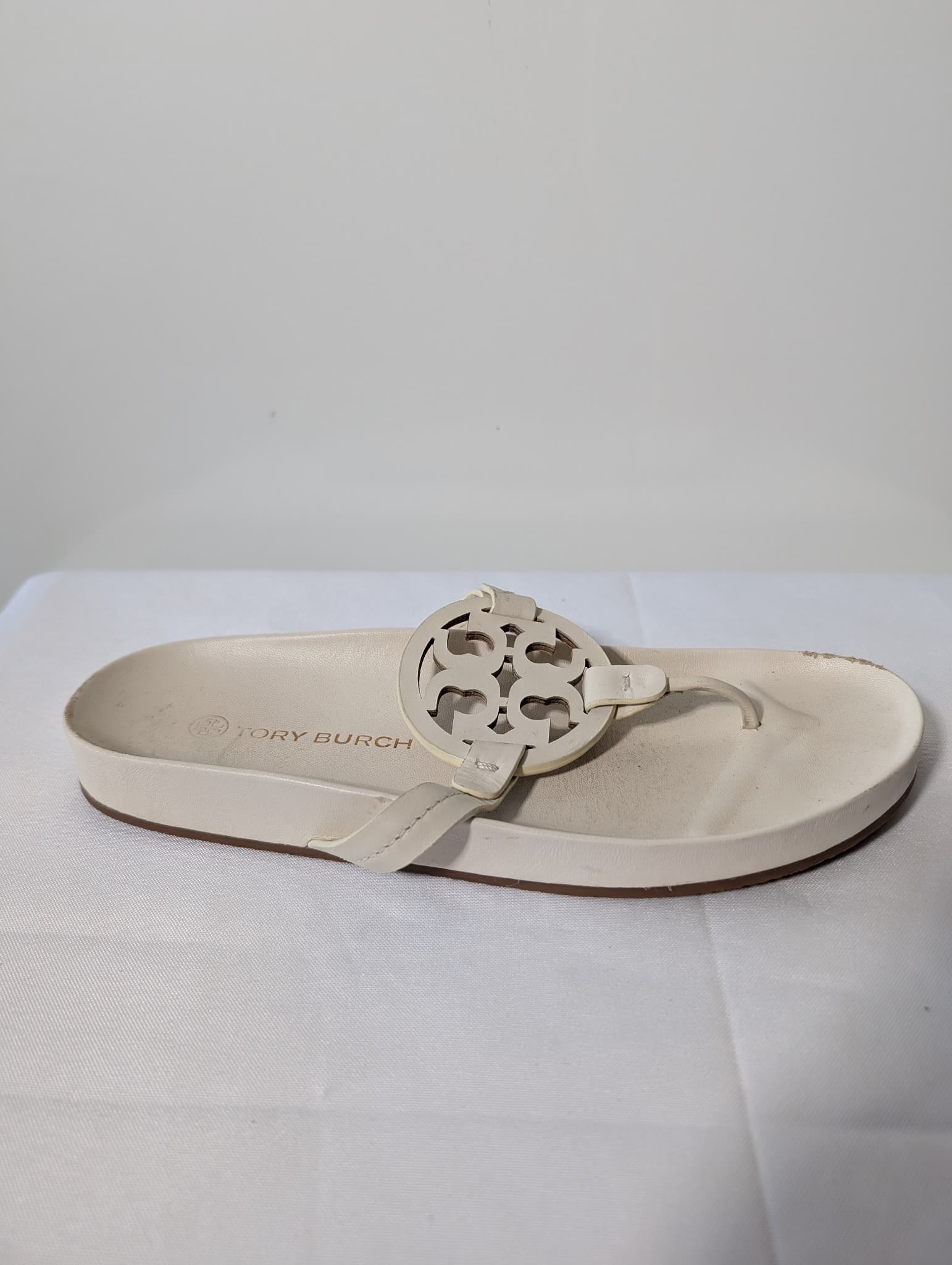 Tory Burch Miller Cloud Sandals Cream Women's US 10 — photo 3 of 8