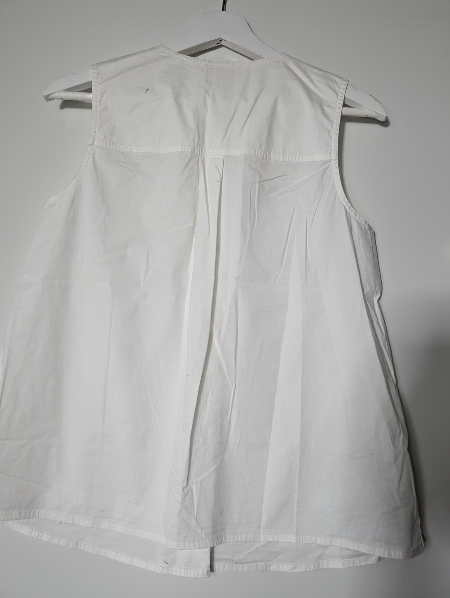 Tory Burch Sleeveless Blouse White Size 4 — photo 5 of 6