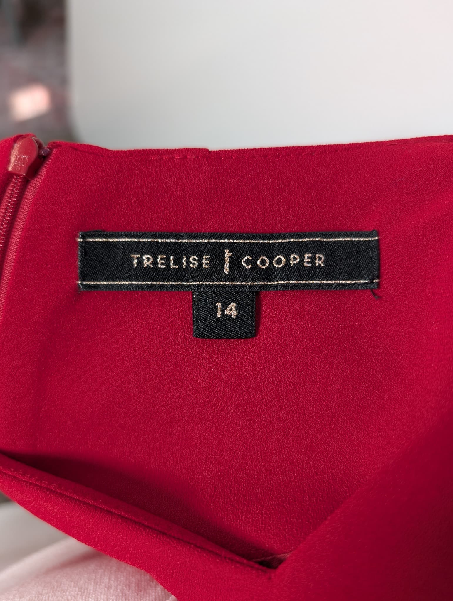 Trelise Cooper Sheath Dress Red Size 14 — photo 5 of 8