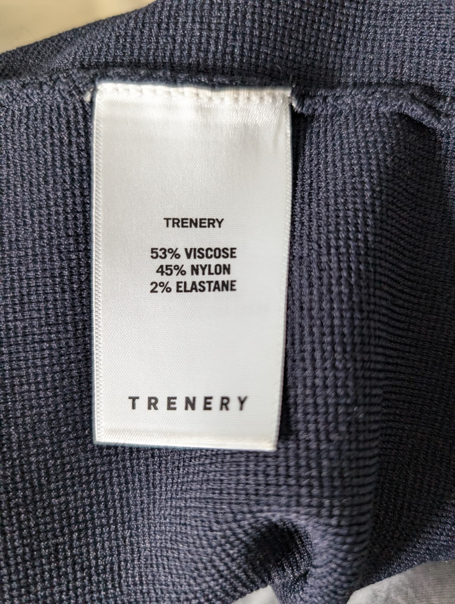 Trenery Knit Double Breasted Blazer Navy XS — photo 5 of 6