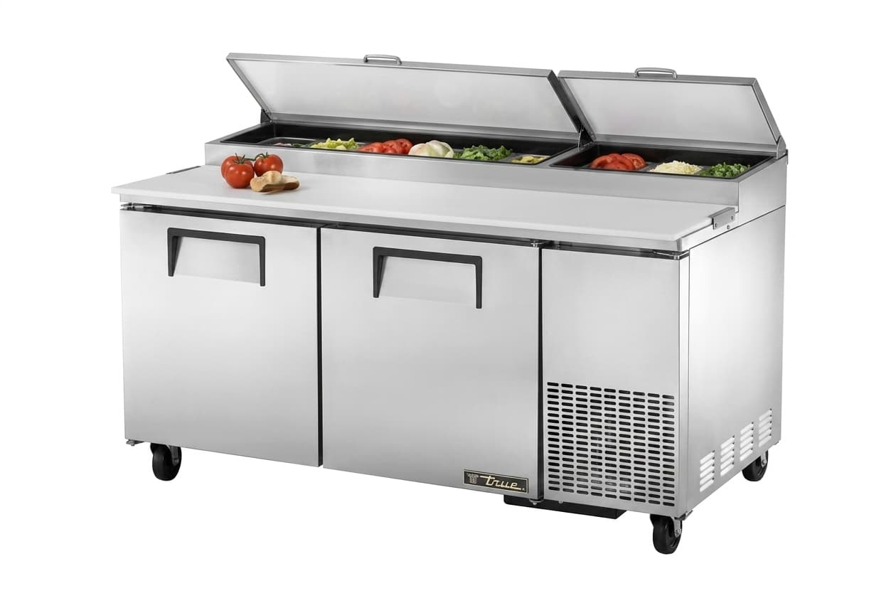 True Manufacturing Refrigerated Prep Table TSSU-48-12-HC Stainless Steel