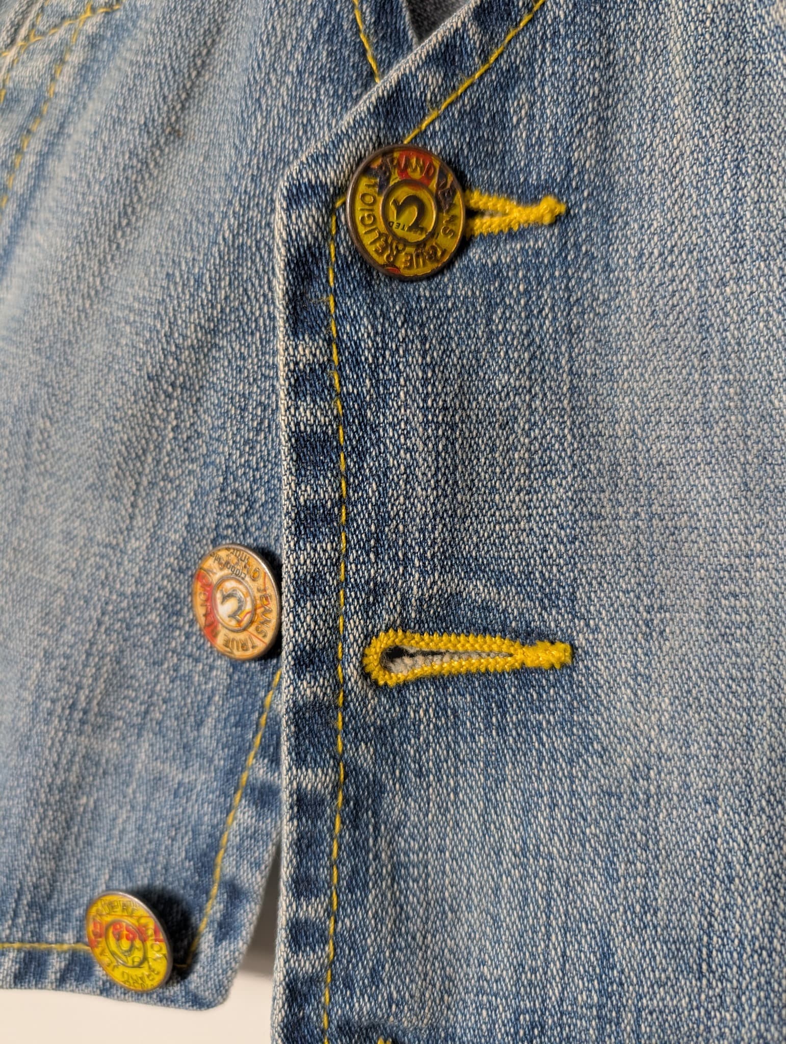 True Religion Women's Distressed Denim Vest Blue Size XS — photo 2 of 7
