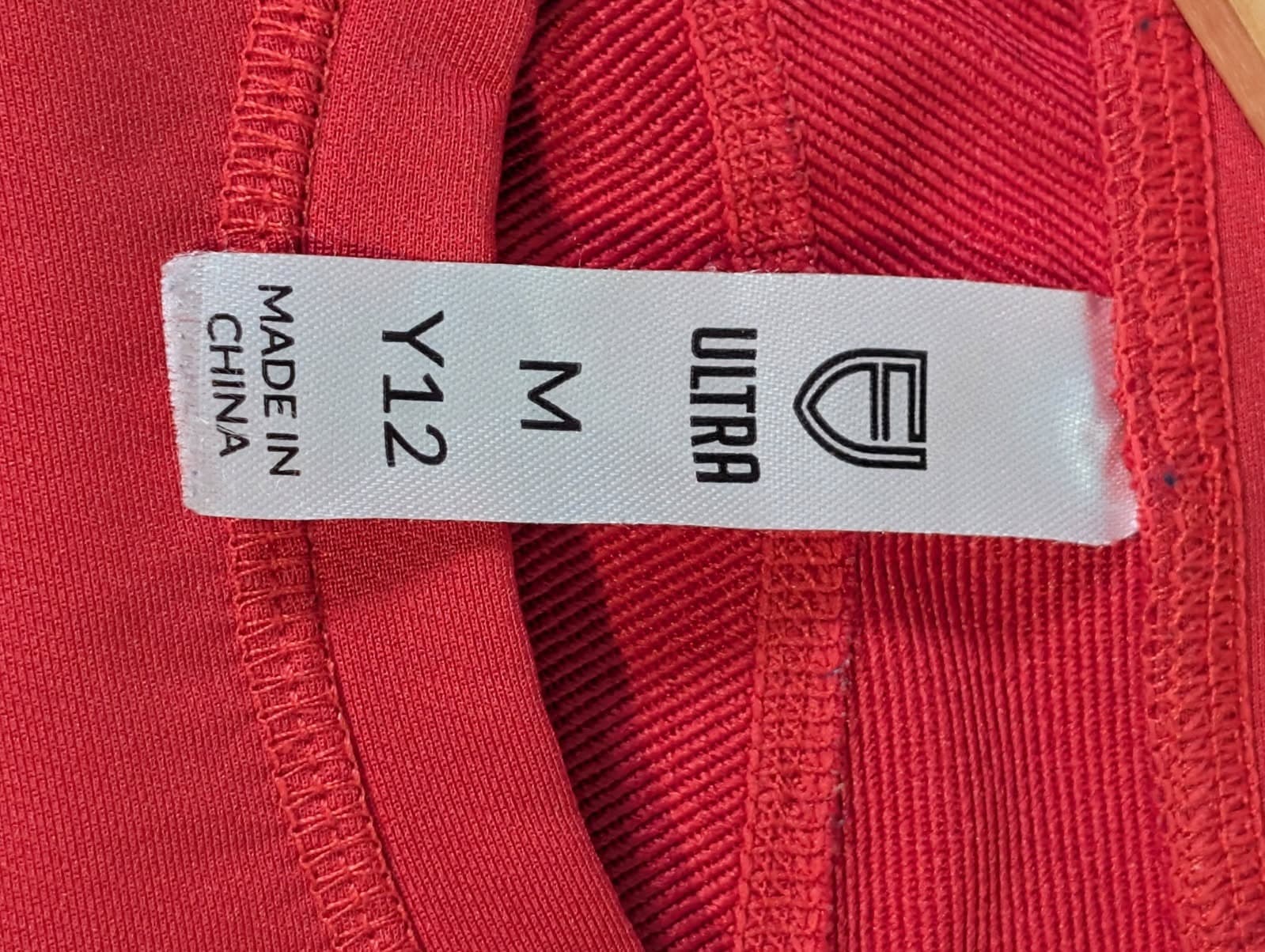 Ultra Compression Long Sleeve Athletic Shirt - Red Youth Size M (12) — photo 6 of 6