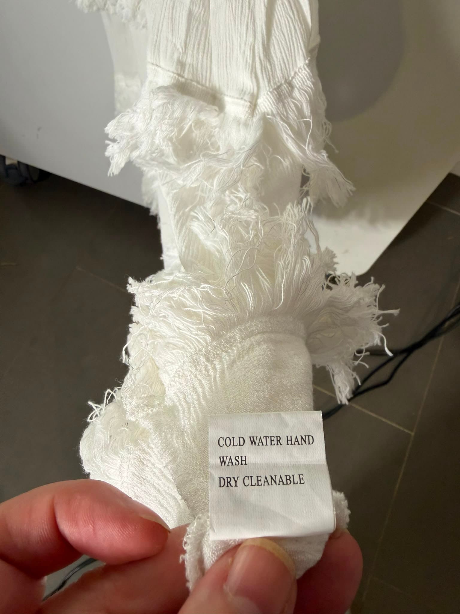 Unbranded White Tiered Fringe Maxi Dress Sleeveless — photo 3 of 4