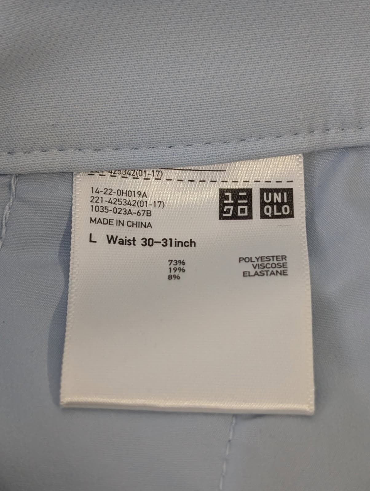 Uniqlo Light Blue Dress Trousers - Women's Size Large — photo 5 of 9