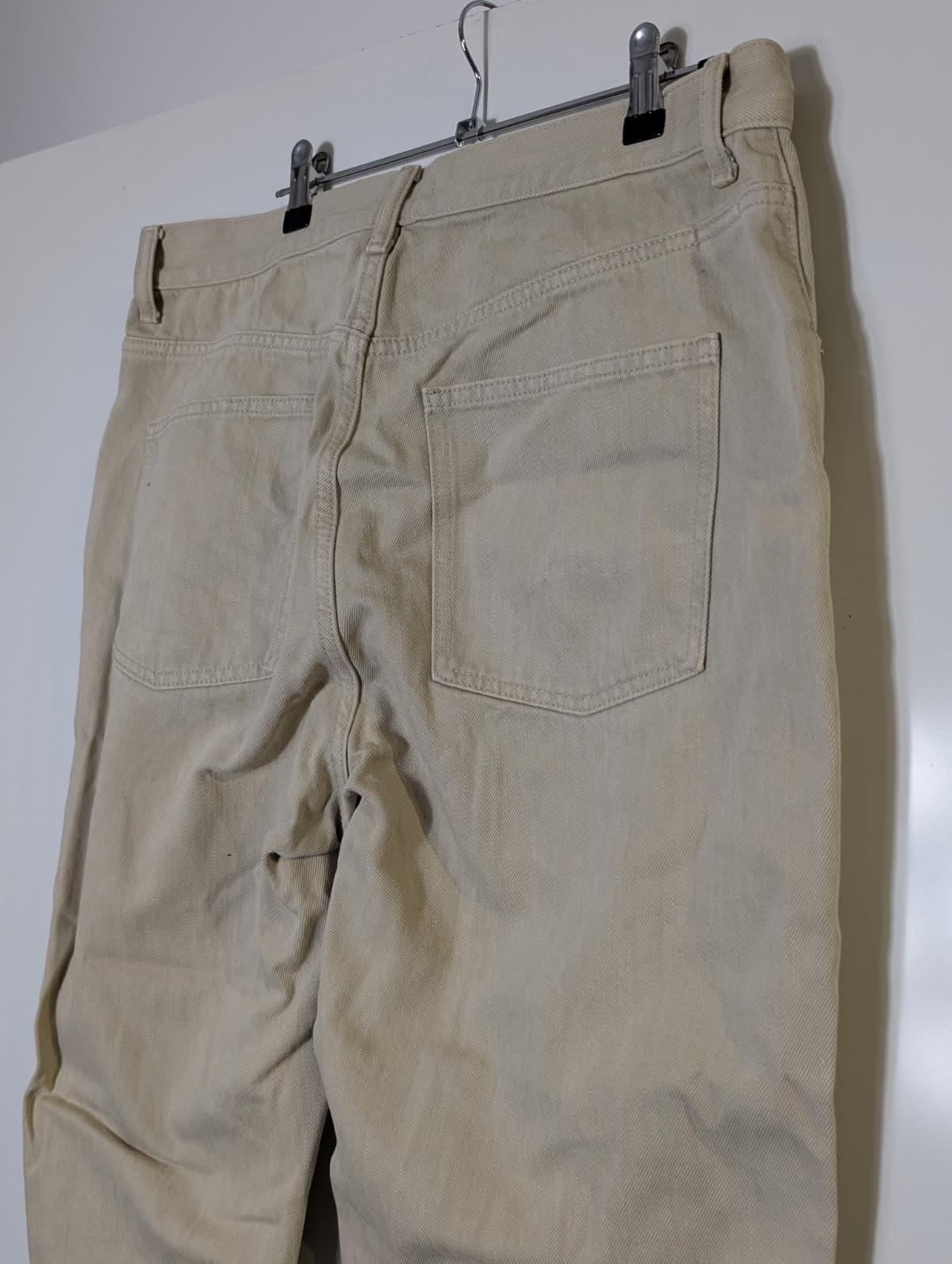 Uniqlo Men's Beige Cotton Twill Pants - Size 32x32 — photo 5 of 9