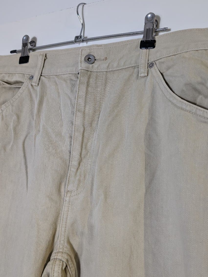 Uniqlo Men's Beige Cotton Twill Pants - Size 32x32 — photo 6 of 9