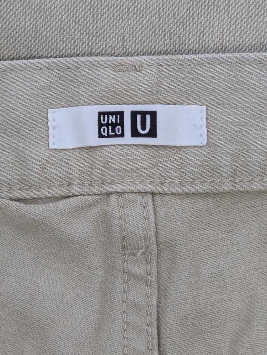 Uniqlo Men's Beige Cotton Twill Pants - Size 32x32 — photo 9 of 9