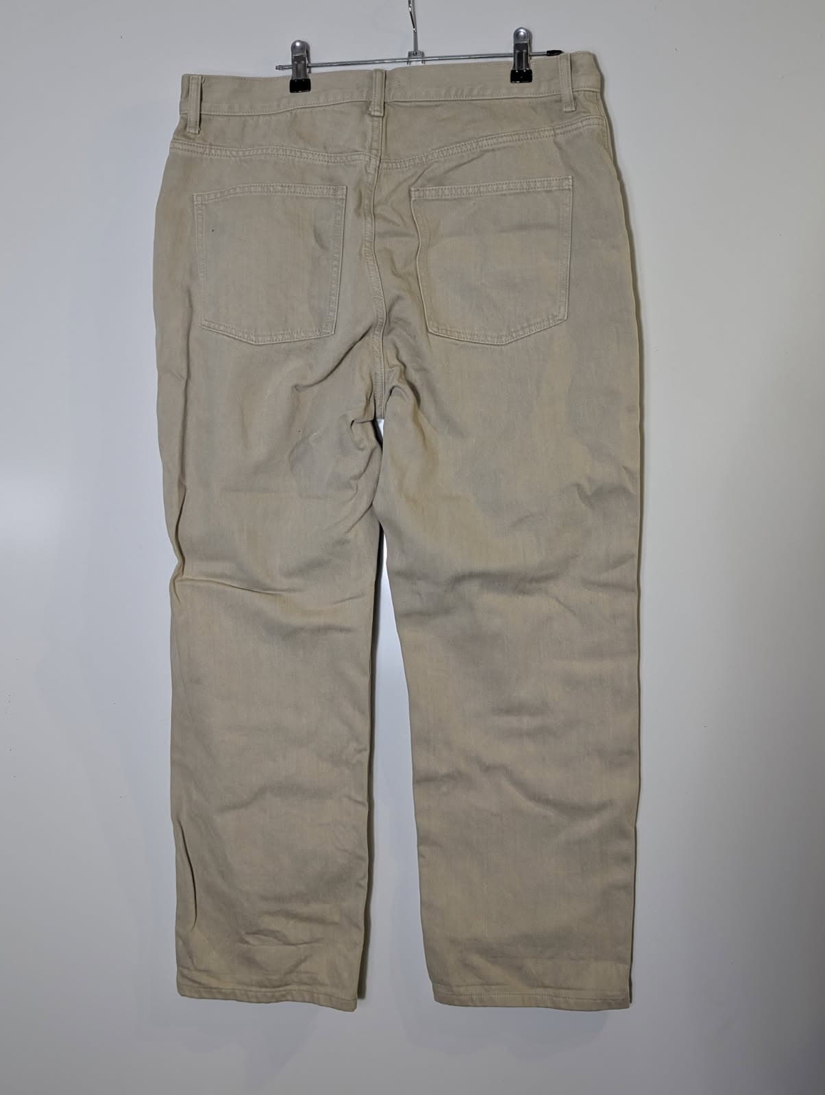 Uniqlo Men's Beige Cotton Twill Pants - Size 32x32 — photo 2 of 9