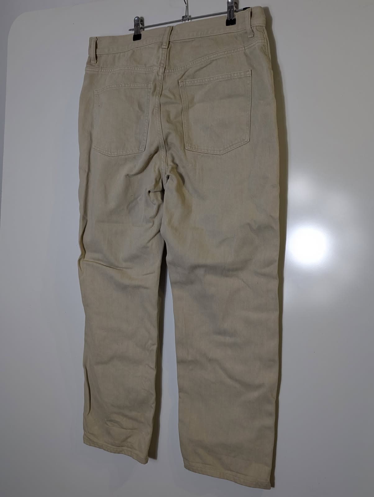 Uniqlo Men's Beige Cotton Twill Pants - Size 32x32 — photo 3 of 9