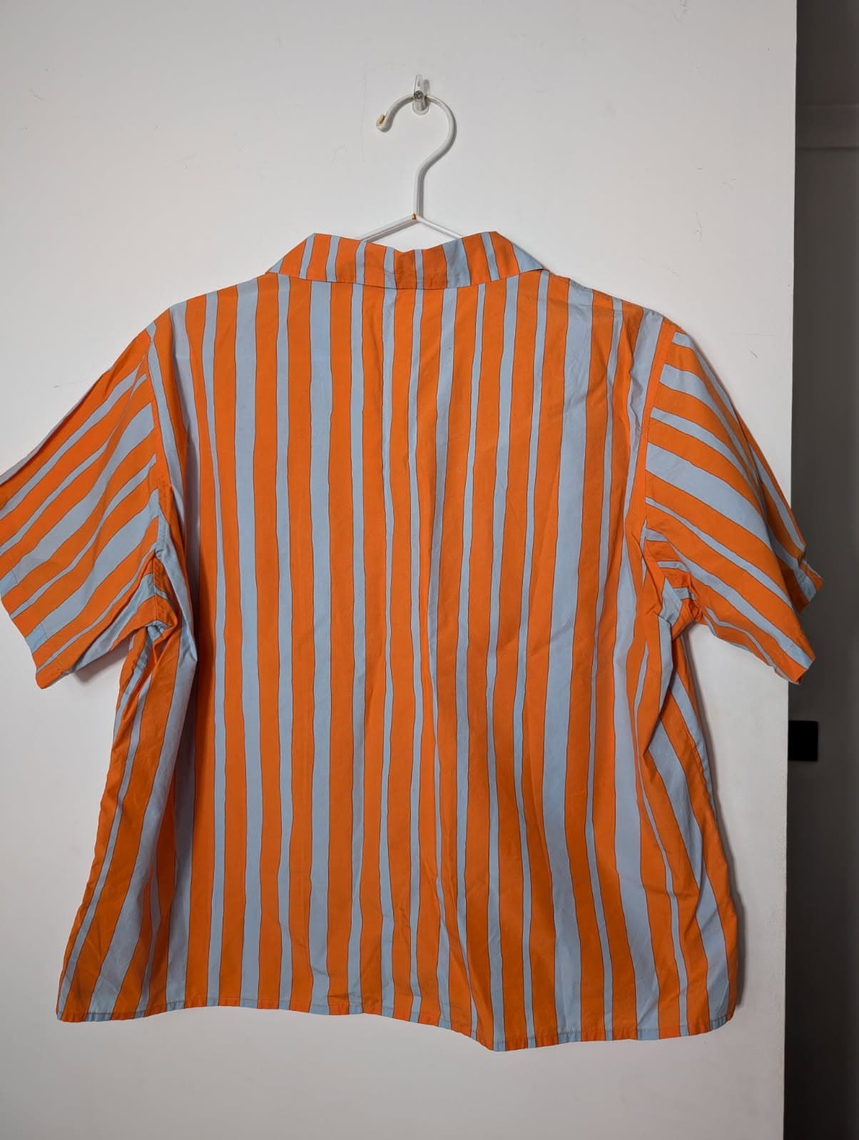 Uniqlo x Marimekko Women's Striped Open Collar Short Sleeve Shirt - Size M — photo 2 of 4