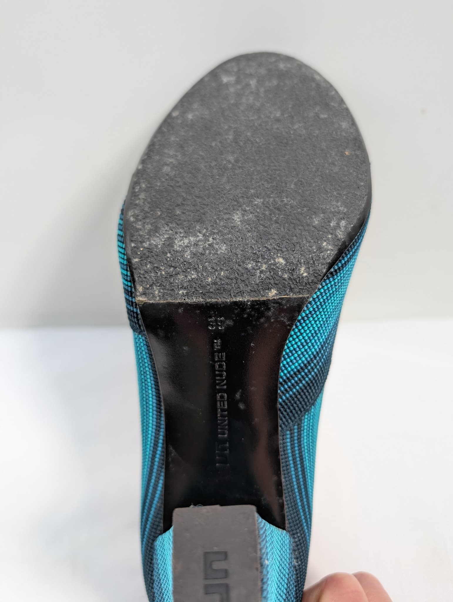 United Nude Eamz Elastic Weave Pumps Teal/Black EU 39 — photo 6 of 8