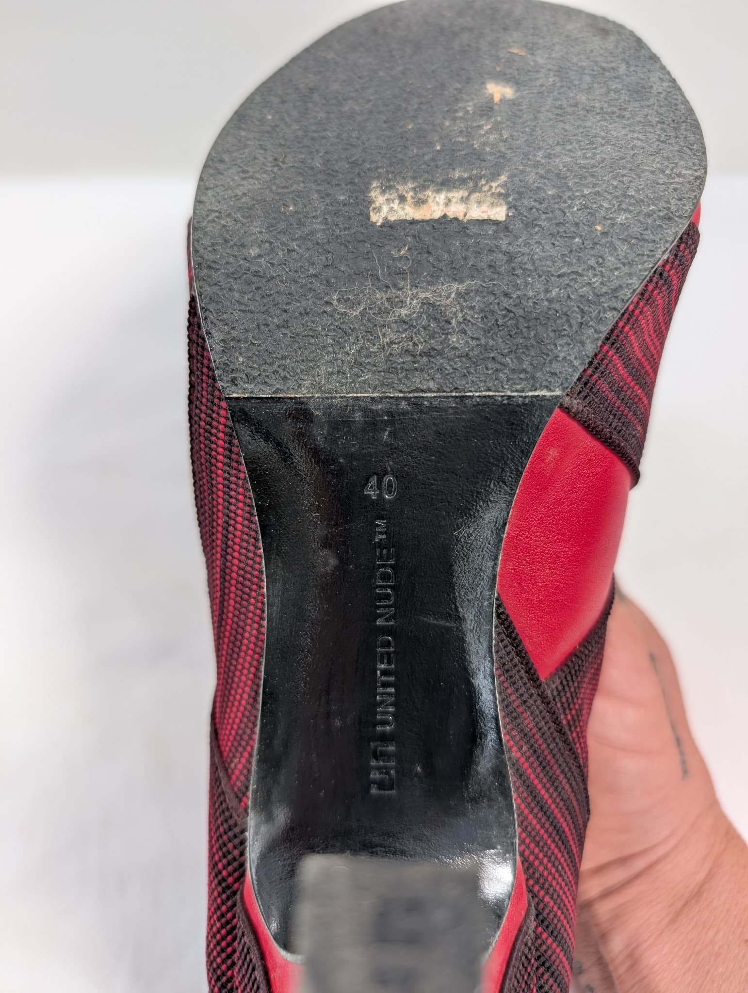 United Nude Helix Hi Pumps Burgundy Mix Size 40 — photo 7 of 9