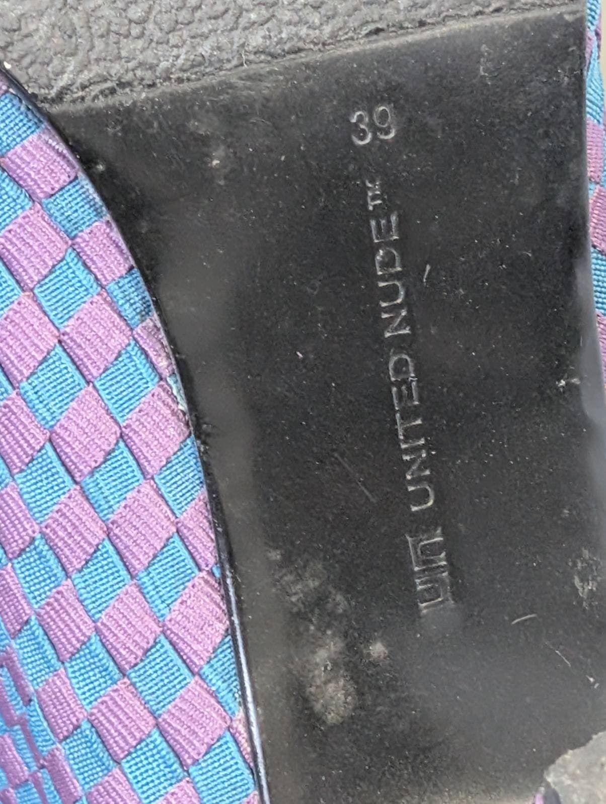 United Nude Woven Ankle Boots - Purple & Teal Kitten Heel EU 39 — photo 3 of 8