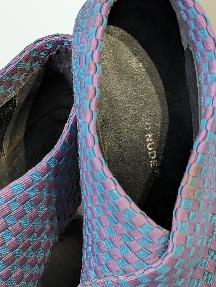 United Nude Woven Ankle Boots - Purple & Teal Kitten Heel EU 39 — photo 4 of 8