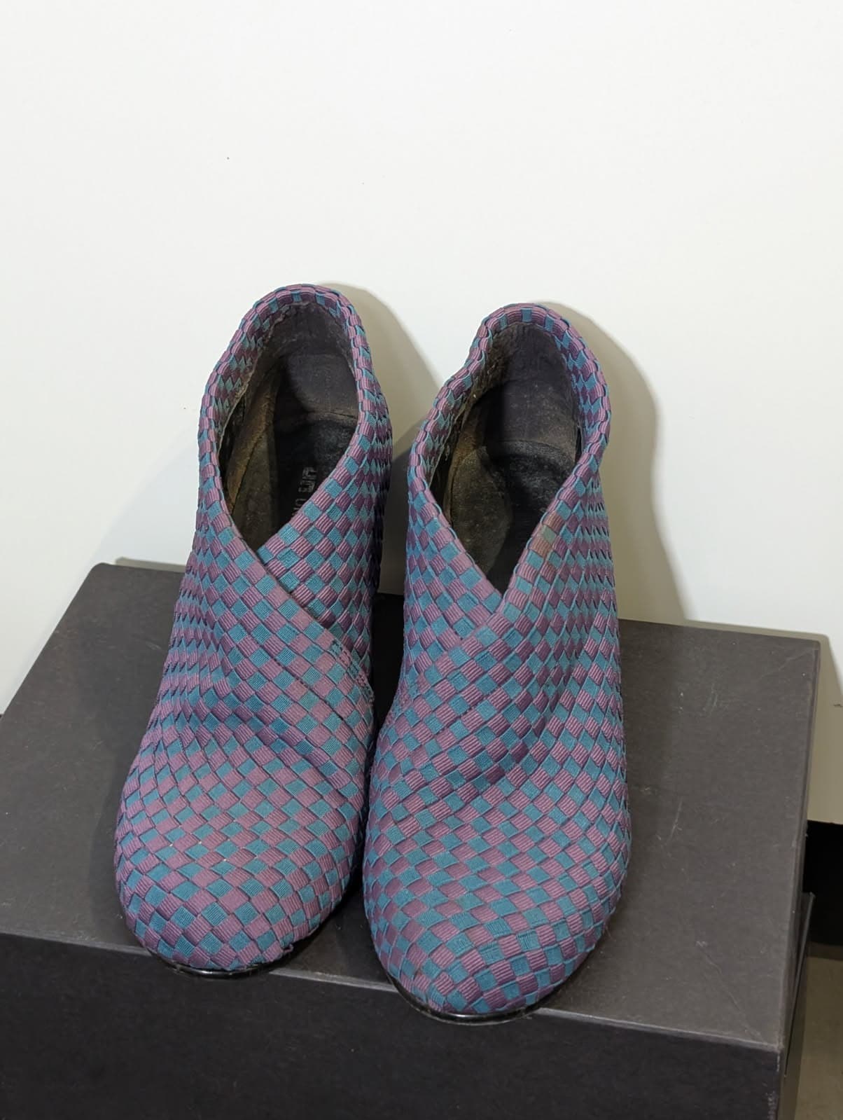 United Nude Woven Ankle Boots - Purple & Teal Kitten Heel EU 39 — photo 8 of 8