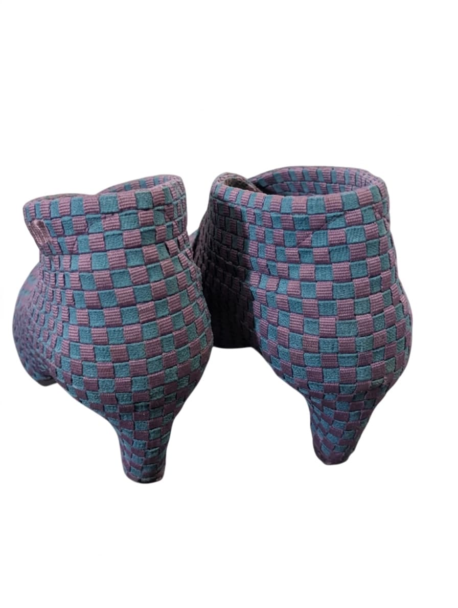 United Nude Woven Ankle Boots - Purple & Teal Kitten Heel EU 39 — photo 2 of 8