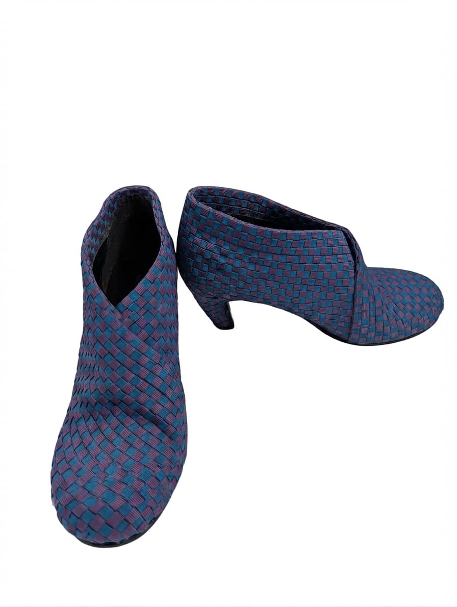 United Nude Woven Kitten Heel Ankle Boots Blue/Purple EU 39 — photo 1 of 9