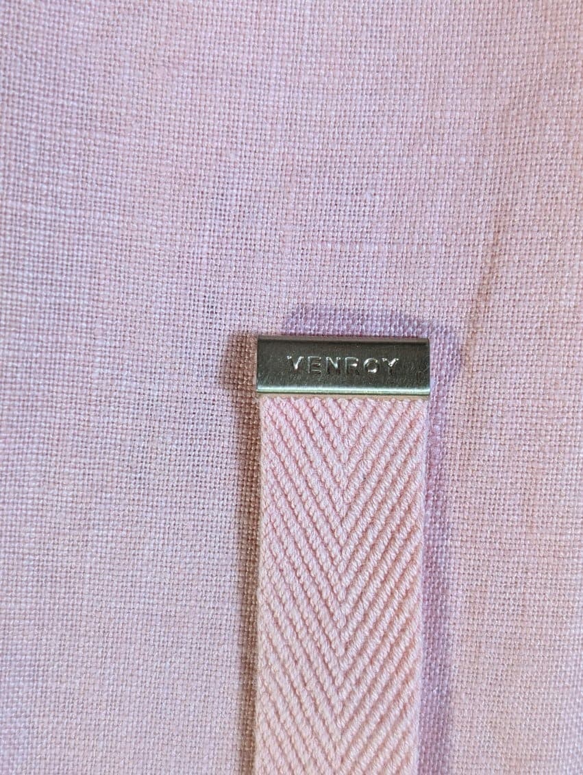 Venroy Linen Drawstring Trousers Pink Women's XS — photo 7 of 7