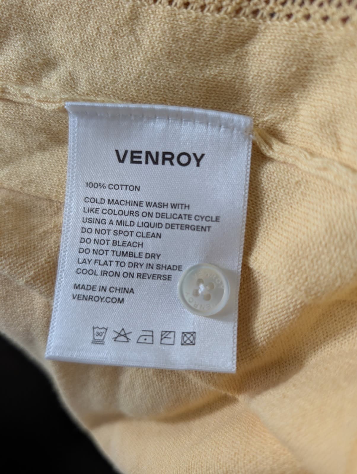 Venroy Pointelle Knitted Shirt - Sahara Sun Men's XL — photo 6 of 7