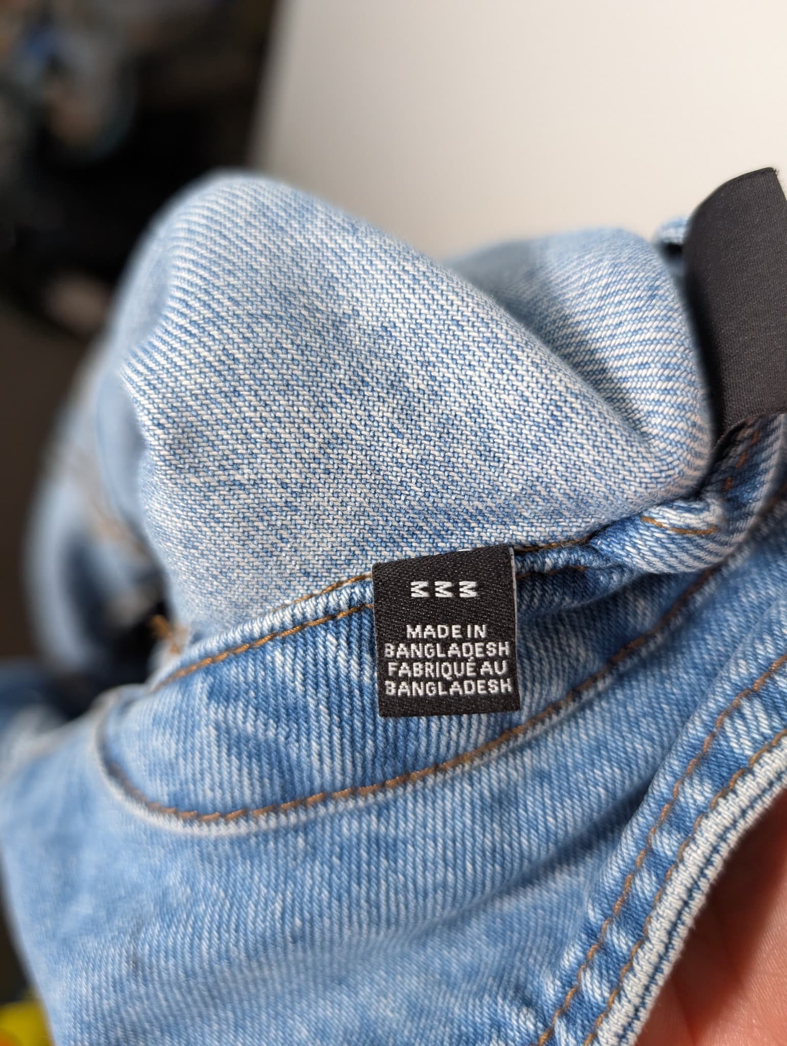 Vero Moda Denim Jacket Light Blue Cropped Size M — photo 6 of 8