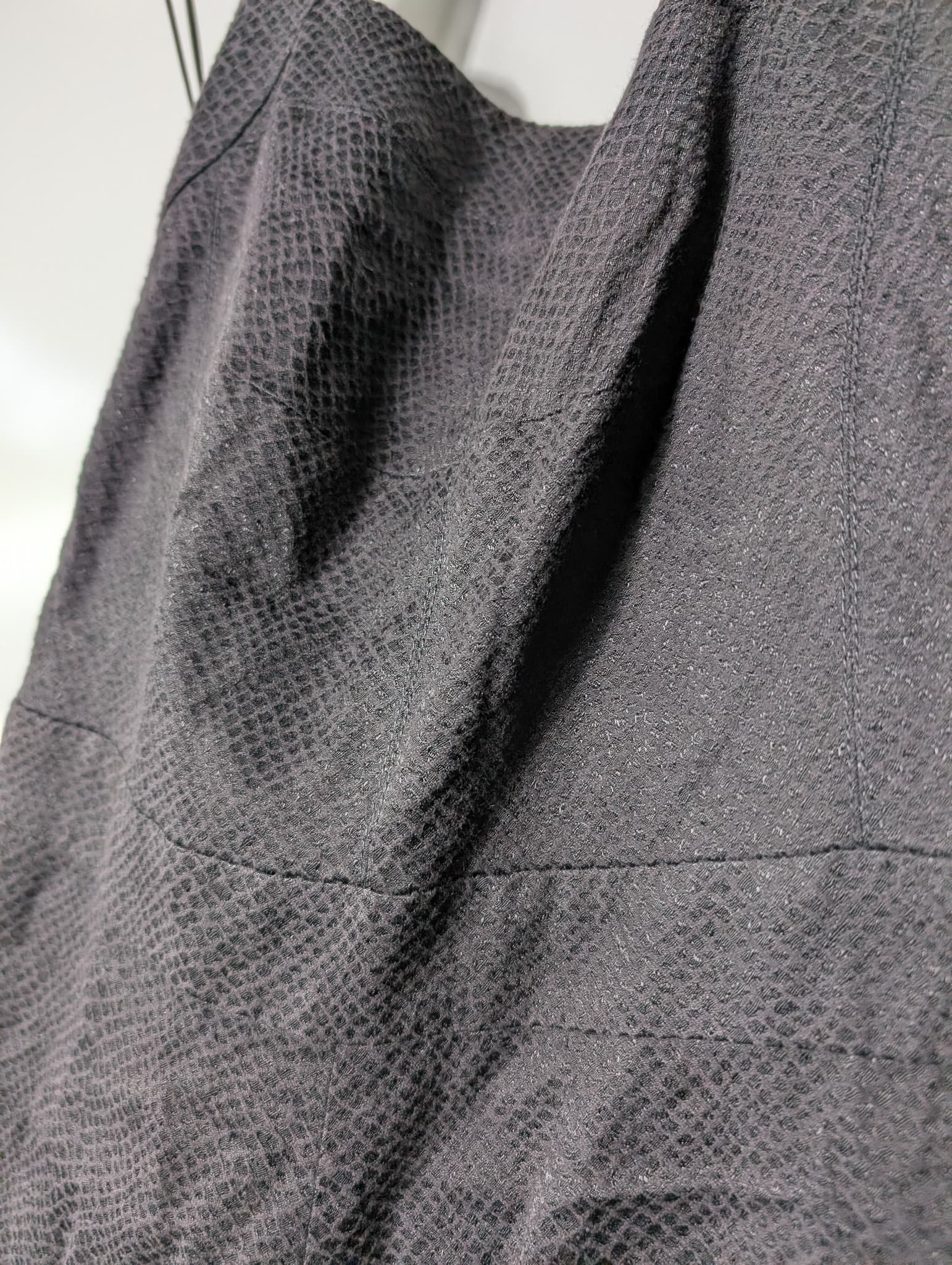 Veronika Maine Textured Halter Neck Midi Dress Black Size 12 — photo 2 of 9