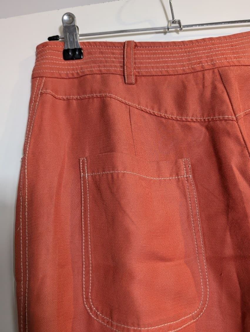 Veronika Maine Trousers Rust Orange Size 8 — photo 6 of 9