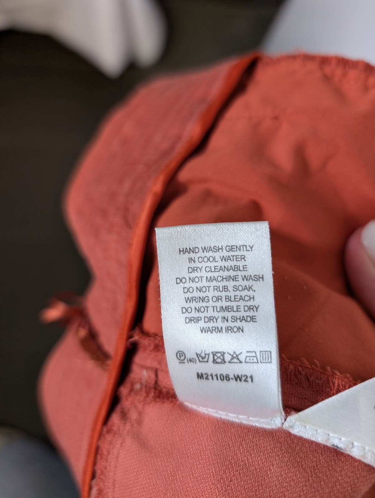 Veronika Maine Trousers Rust Orange Size 8 — photo 8 of 9