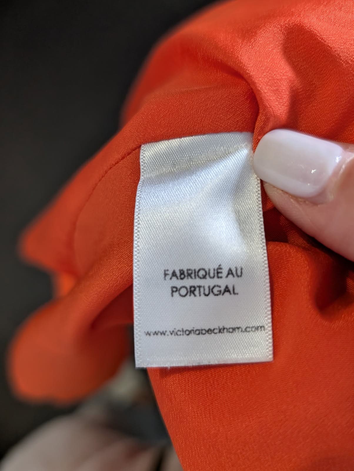 Victoria Beckham for Target Orange Short Sleeve Sheath Dress - US 4 — photo 5 of 9