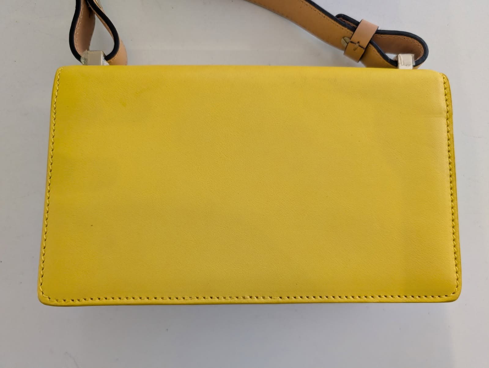 Victoria Beckham Leather Crossbody Bag - Yellow — photo 2 of 5