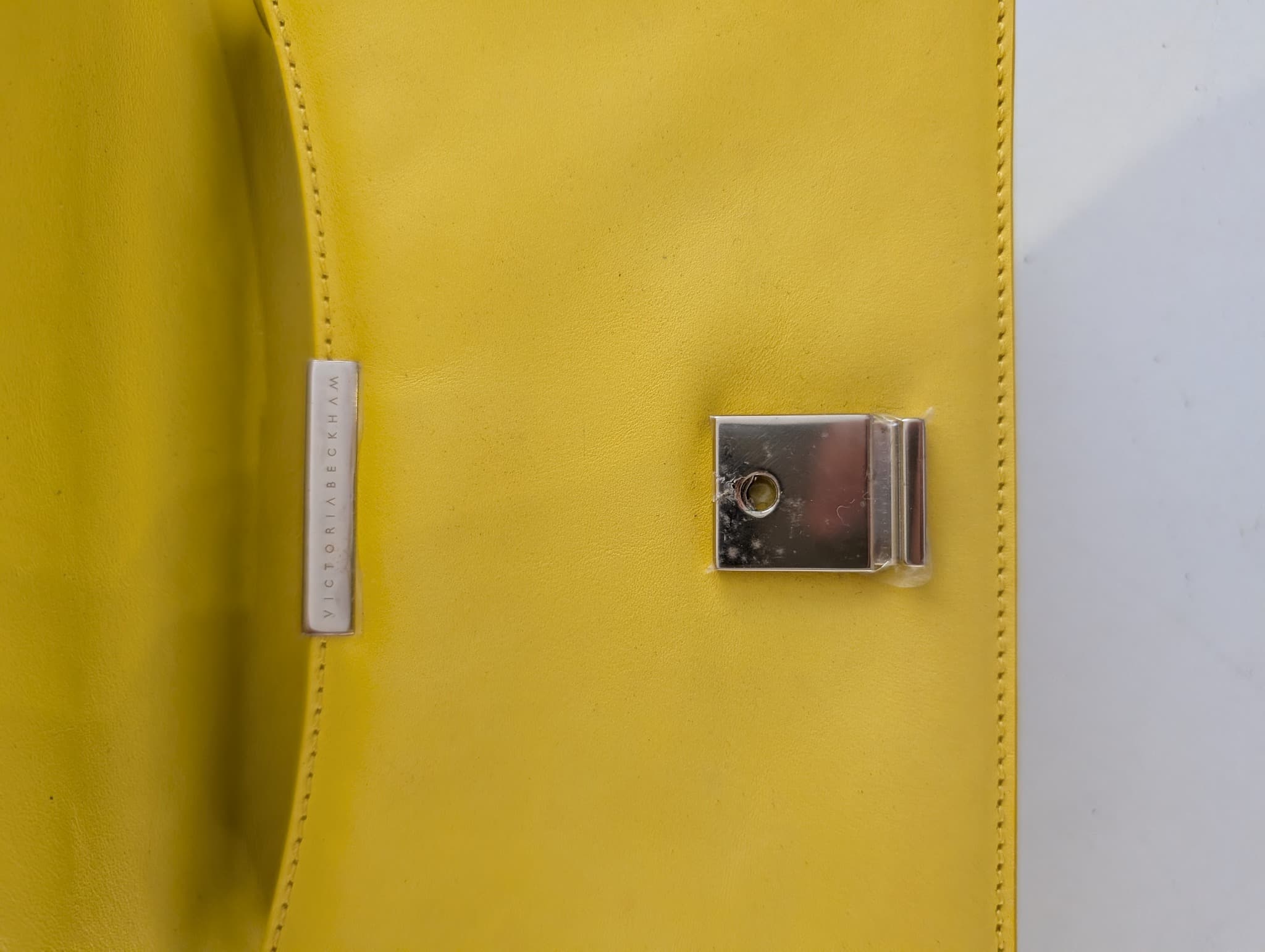 Victoria Beckham Leather Crossbody Bag Yellow — photo 3 of 6