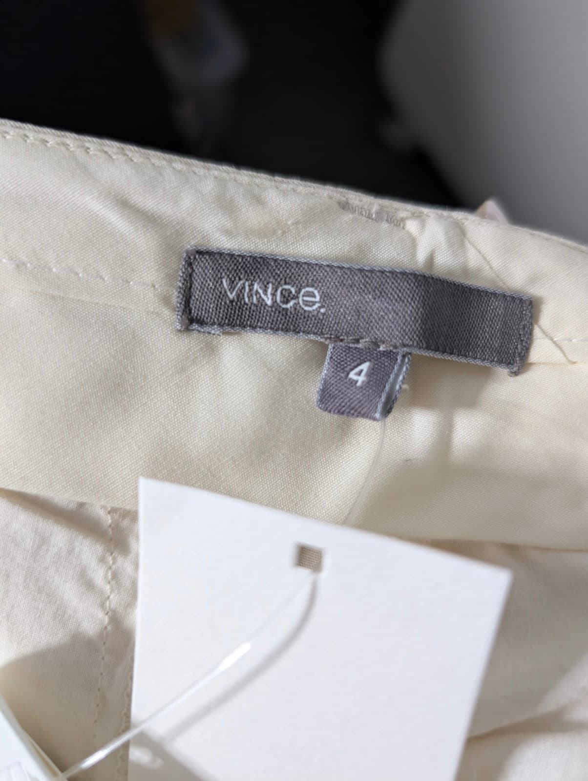 Vince Beige Chino Pants - Size 4 — photo 2 of 7