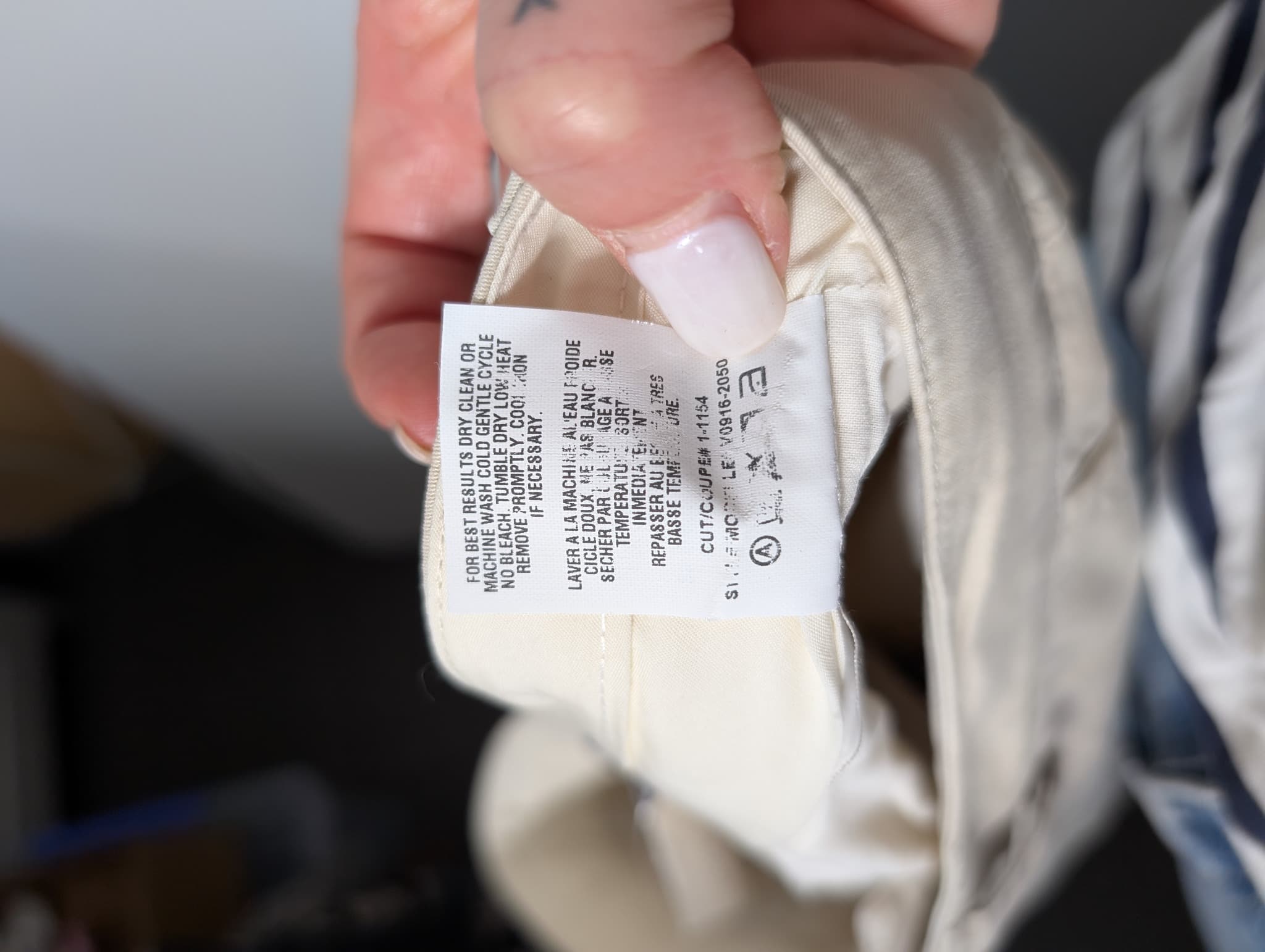 Vince Cotton Blend Chino Trousers Beige Size 4 — photo 7 of 7