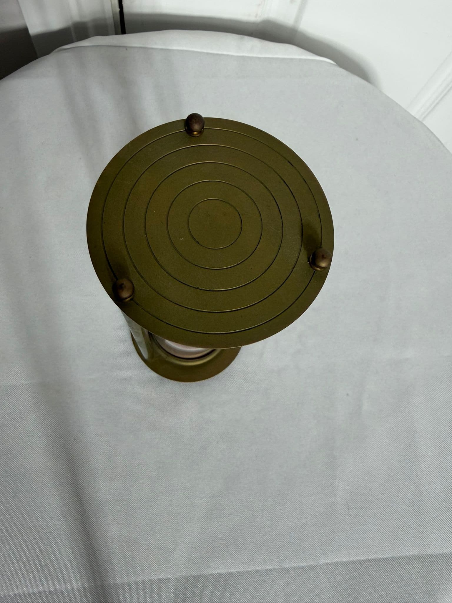 Vintage Brass Hourglass with Pink Sand - Decorative Home Decor — photo 5 of 7