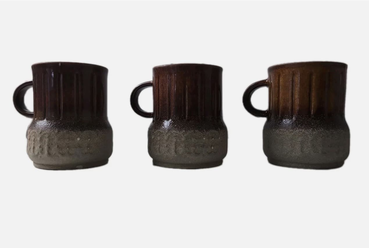 Vintage Dana Safari Pottery Tea Set - Australian Mid Century Stoneware — photo 3 of 9