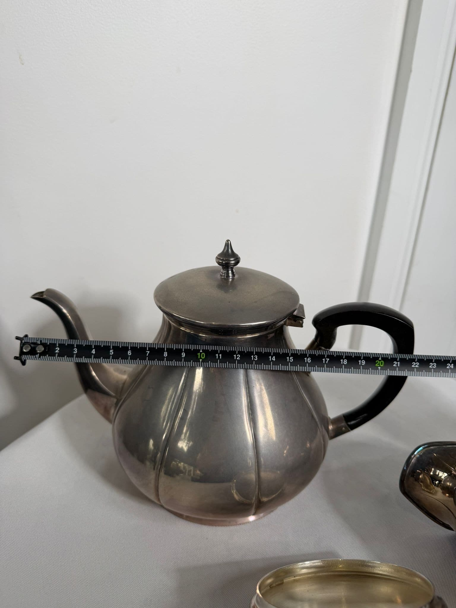 Vintage EPNS Silver Plated Tea Service Set Hand Fluted — photo 6 of 13