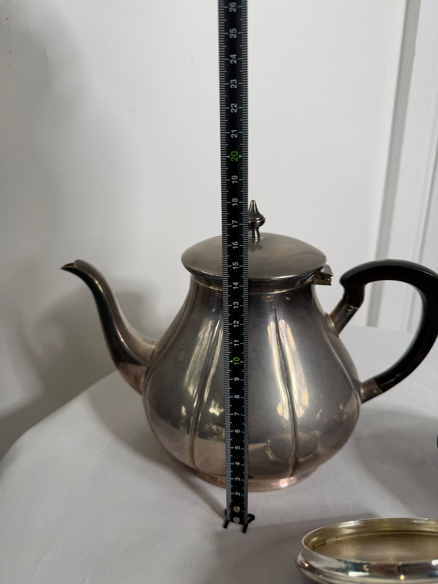 Vintage EPNS Silver Plated Tea Service Set Hand Fluted — photo 7 of 13