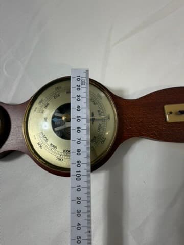 Vintage Fischer Wall-Mounted Weather Station - Barometer, Thermometer, Hygrometer — photo 2 of 11
