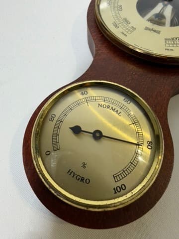 Vintage Fischer Wall-Mounted Weather Station - Barometer, Thermometer, Hygrometer — photo 3 of 11