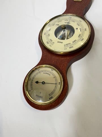 Vintage Fischer Wall-Mounted Weather Station - Barometer, Thermometer, Hygrometer — photo 4 of 11