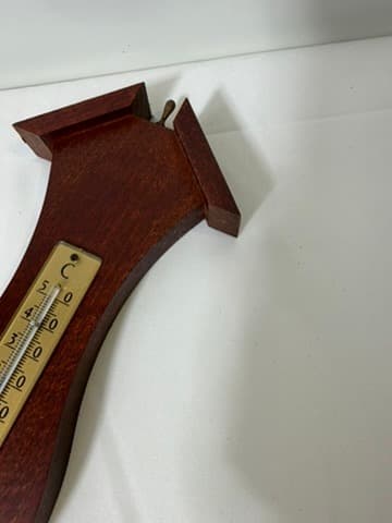 Vintage Fischer Wall-Mounted Weather Station - Barometer, Thermometer, Hygrometer — photo 6 of 11