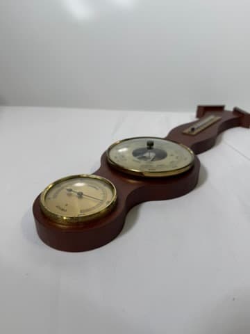 Vintage Fischer Wall-Mounted Weather Station - Barometer, Thermometer, Hygrometer — photo 8 of 11