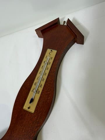 Vintage Fischer Wall-Mounted Weather Station - Barometer, Thermometer, Hygrometer — photo 9 of 11