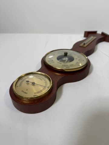 Vintage Fischer Wall-Mounted Weather Station - Barometer, Thermometer, Hygrometer — photo 10 of 11