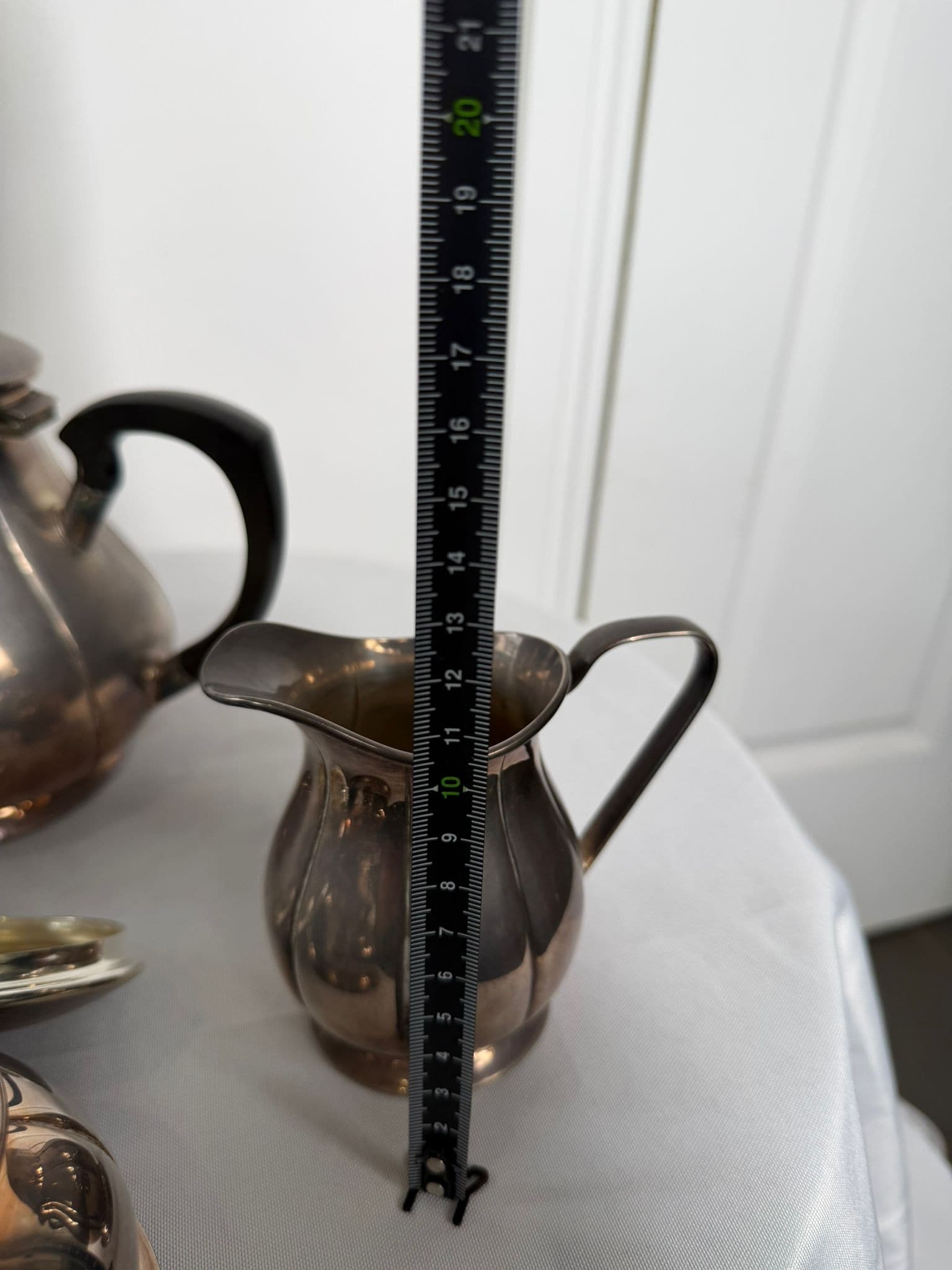 Vintage Hand Fluted E.P.C. Silver Plated Tea Service Set - Made In England — photo 10 of 10